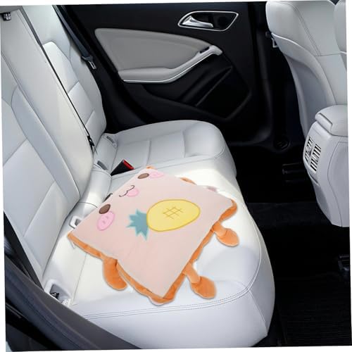 Zerodeko Plush Toast Nap Pillow and Blanket Cute Dual Sided Travel Cushion for Car Office and Home Use and Portable Soft Plush for Comfort - Image 4