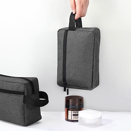 Paterr 16 Pcs Travel Toiletry Bag for Women Men Large Water Resistant Shaving Bag Hanging Cosmetic Bag with Handle and Divider Storage Travel Pouch Case (Dark Gray) - Image 6