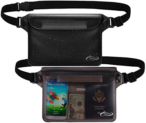 AiRunTech Waterproof Fanny Pack,Waterproof Pouch for Phone Passport Wallet Purse with Waist Strap,Floating Waterproof Bags for Travel Beach Swimming Kayaking Boating Pool Accessories