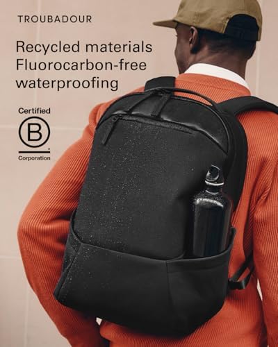 Troubadour Apex Backpack 3.0 - Premium Waterproof Laptop Backpack Fits Up to 17" - Ergonomic Design for Work and Travel - Stylish Backpack with 5-Year Guarantee - Black - Image 10