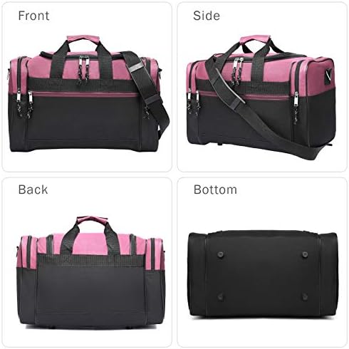 BuyAgain Duffle Bag, 17" Travel Carry On Sport Overnight Weekender Duffel Gym Bag with Adjustable Strap For Men Or Women - Image 8