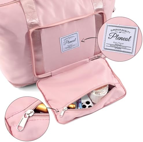 Travel Duffle Bag - Overnight Shoulder Bag for Women, Waterproof Weekender Bag Carry On Tote Bags Tote Gym Bag for Women - Image 7