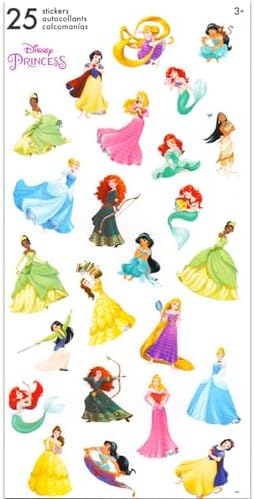 Disney Princess Travel Blanket and Pillow Set - Bundle with Disney Princess Blanket, Ariel Plush Pillow, Stickers, More | Disney Princess Travel Accessories for Kids - Image 4