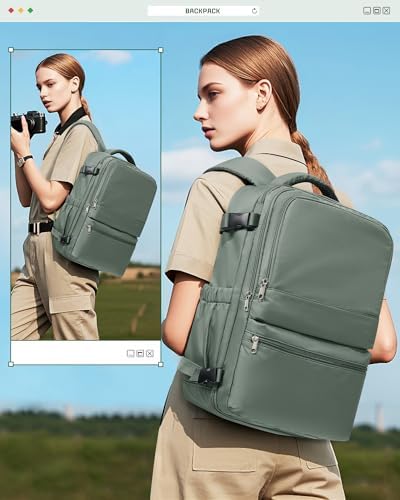 Travel Backpack For Women,Carry On Backpack Airline Approved,Laptop Work Backpacks For Men,Personal Item Travel Bag - Image 2