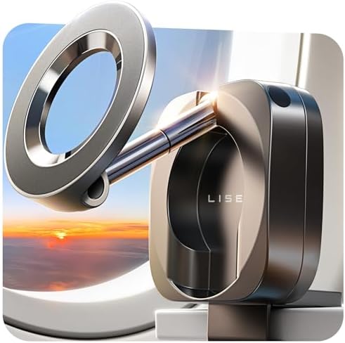 LISEN Airplane Travel Essentials for Women Phone Holder Long Flight Essentials Must Haves Handsfree for MagSafe Luggage Travel Accessories Beach Vacation Cruise Essentials 2025 Cell Phone Video Kits