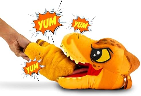 Jurassic World Dinosaur Head Armrest Buddy Stuffed Plush Traveling Toy with Blanket 13” - Kids Ultimate Travel Pillow Companion Set (T Rex) - Image 3