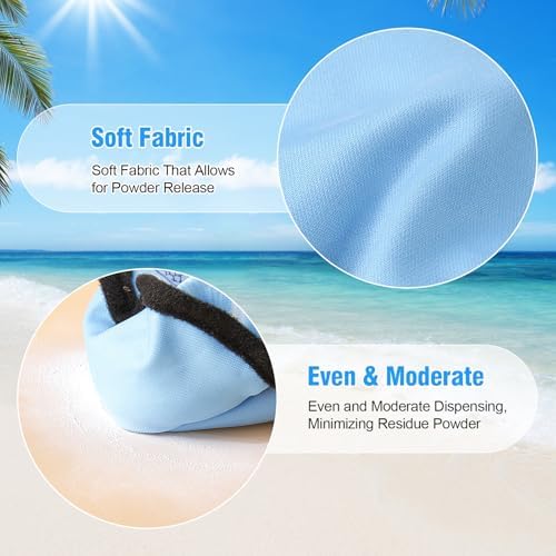 Talc-Free Double Capacity Sand Remover for Beach - Gentle on Skin Instant Sand Removal Bag with Natural Ingredients - Beach Essentials & Accessories for Vacation Travel and Cruise - Image 4