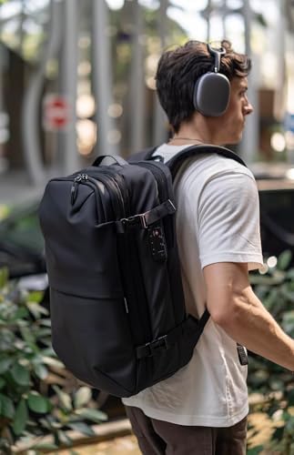 Vortex Vacuum Seal Travel Backpack 60L Exapandable Air Compression System Water Resistant TSA Lock Carry-On Suitcase Luggage Black AERO - Vacuum Pump Included - Image 2