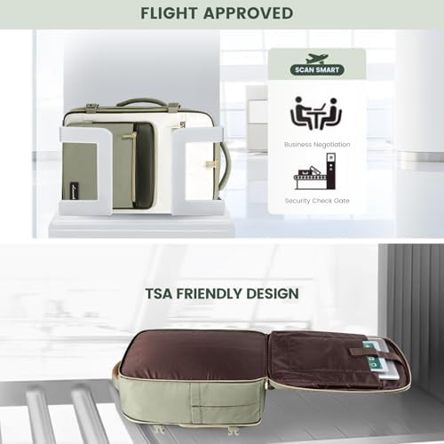 LOVEVOOK Travel Backpack For Women,40L Carry On Backpack Flight Approved,TSA Personal Item Travel Bag Fits 17 Inch Laptop,Business Weekender Overnight Daypack with Toiletry Bag and Cubes - Image 8
