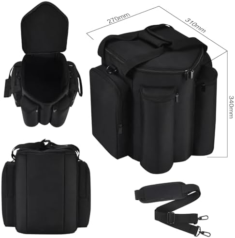 Carrying Case Travel Bag Compatible with Bose S1 Pro+,Portable Bluetooth Speaker Cover Compatible with Bose S1 Pro with Shoulder Strap & Extra Pockets for Microphone,Charger,Cable,Accessories(Black) - Image 4