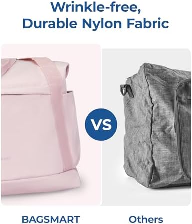 BAGSMART For Spirit Airlines Personal Item Bag, 23L Foldable Weekender Bags for Women Gym Tote Overnight Bag for Travel - Image 7