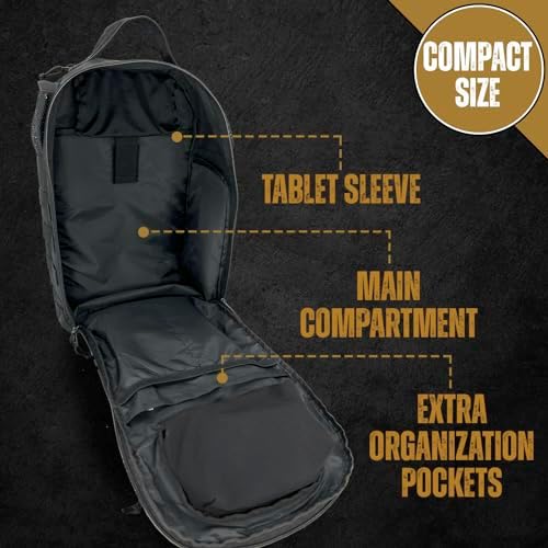 HighSpeedDaddy - Baby Diaper Backpack, Military-Grade, Waterproof, Compact Baby Travel Bag w/Stroller Straps & Tablet Sleeve - Image 4