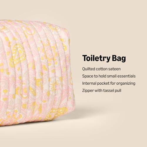 Amazon Essentials x Sofia Grainge Women's Quilted Makeup Toiletry Bag - Image 2