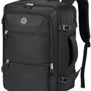 Sowaovut Travel Laptop Backpack, Extra Large Backpacks, Flight Approved Daypack, Business Bag Fit 17.3 inch Laptop for Men Women (Black)