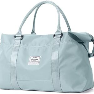 Sport Travel Duffle Bag Large Gym Tote Bag for Women, Weekender Carry on Bag for Airplane, Ladies Beach Overnight Bag Waterproof Luggage Bag with Wet Pocket
