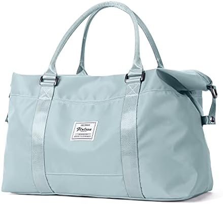 Sport Travel Duffle Bag Large Gym Tote Bag for Women, Weekender Carry on Bag for Airplane, Ladies Beach Overnight Bag Waterproof Luggage Bag with Wet Pocket