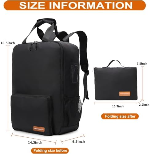 Stroller Travel Bag Compatible with GB Pockit and GB Pockit Air Plus All Terrain, Lightweight Stroller Travel Backpack for Airplane(Black) - Image 3