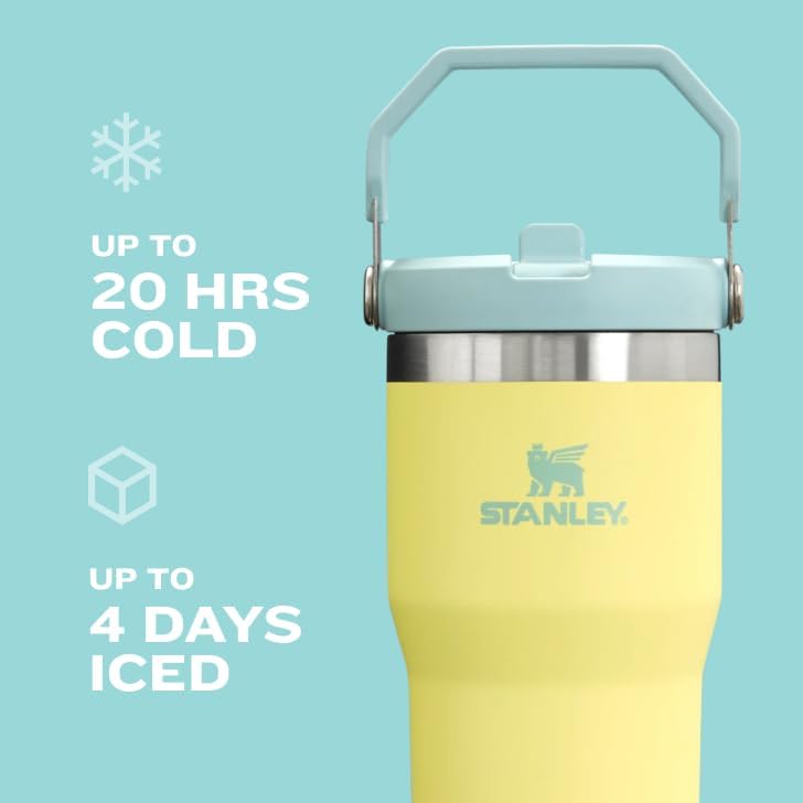 Stanley IceFlow Stainless Steel Tumbler - Vacuum Insulated Water Bottle for Home, Office or Car Reusable Cup with Straw Leak Resistant Flip Cold for 12 Hours or Iced for 2 Days, Black 2.0, 30oz - Image 5