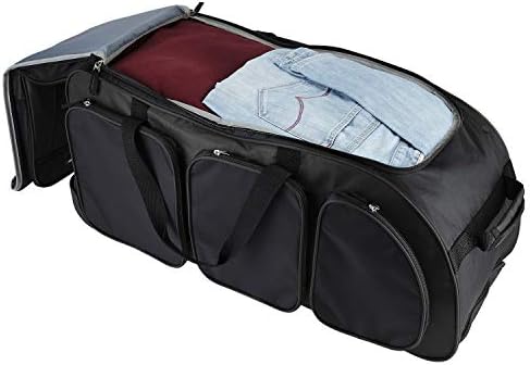 Travelers Club Xpedition 30 Inch Multi-Pocket Upright Rolling Duffel Bag - Image 2