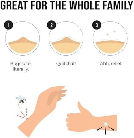 quitch 3x27ct Bulk Pack, Bug Bite Itch Relief Patch Kids, Summer Travel Essentials for Kids, Mosquito Bug Bite Thing Suction Tool Alternative, Summer Camp Essentials After bite Relief for Baby - Image 5