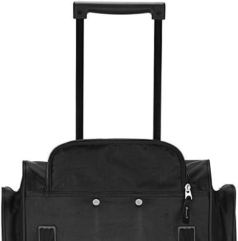 Travelers Club Xpedition 30 Inch Multi-Pocket Upright Rolling Duffel Bag - Image 9