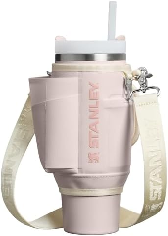 Stanley All Day Quencher Carry All for 40 oz Tumbler with Handle | Crossbody Bag with Phone Holder Pocket, Card Sleeve & Detachable Strap | Water Bottle Carrier Bag | BPA-Free |