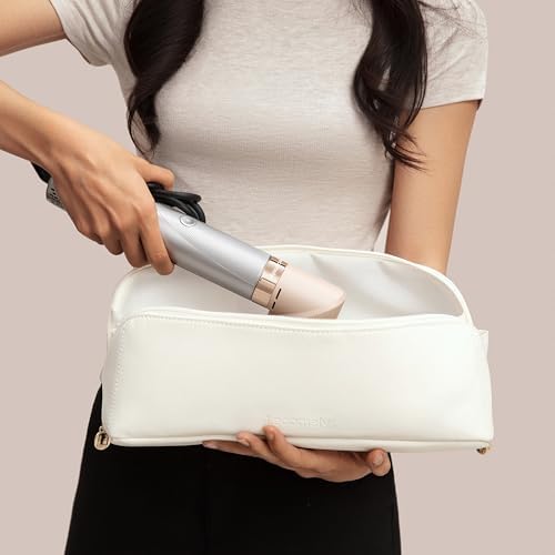 AirEdge A3 Air Wrap Hair Styler Bag Luxurious Leather Build Travel-Ready Design Fits all Accessories of multi-styler brushes, nozzles, curls Universal Fit (Only Bag) - Image 3