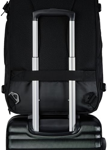 Amazon Basics Travel Backpack Carry On Flight Approved, Lightweight, Expandable, Dual Use as Backpack or Shoulder Bag, Black - Image 5