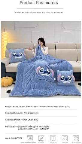 Travel Blanket and Pillow - 2 in 1 Airplane Blanket Compact with Soft Bag Pillowcase for All Season Soft Flannel Throw Blankets for Bed, Sofa 75"x57" - Image 5
