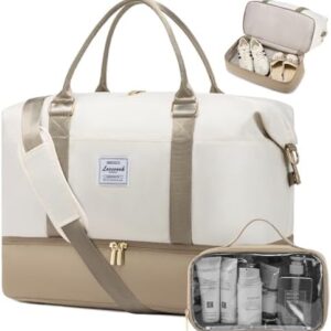 LOVEVOOK Travel Bag Weekender Bags for Women, Carry on Overnight Bag with Shoe Compartment,Duffle Bag with Laptop Pocket,Hospital Bag for Labor Delivery,Gym Tote Bag with Toiletry Bag