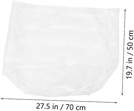 1set Large Mesh Laundry Bags with Drawstring Travel Wash Bag for Dorm Camping and Outdoor Storage Protects Clothes Pillows Blankets and More 4pcs - Image 4