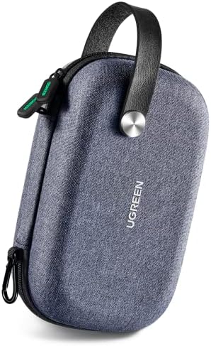 UGREEN Storage Bag Electronic Accessories Pouch Cable Waterproof Bag Travel Protection Shockproof Organizer for USB Flash Drive Charger External Battery Memory Card