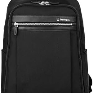 Travelpro Platinum Elite Slim Laptop Travel Backpack, Fits up to 16 Inch Laptop, Business, Water Resistant, Men and Women, Black