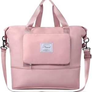 Travel Duffle Bag - Overnight Shoulder Bag for Women, Waterproof Weekender Bag Carry On Tote Bags Tote Gym Bag for Women