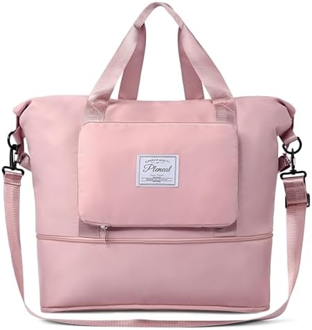 Travel Duffle Bag - Overnight Shoulder Bag for Women, Waterproof Weekender Bag Carry On Tote Bags Tote Gym Bag for Women