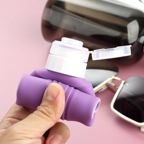 Travel Bottles for Toiletries, Large 6oz Oversize Containers, BPA Free Leak Proof Tubs Refillable Liquid Travel Accessories with Toiletry Bag for Cometic Shampoo and Lotion Soap (4 Pack) - Image 9