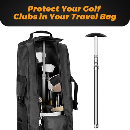 Carbon Fiber Golf Travel Bag Support Pole - Anti-Extrusion Cover and Lightweight Travel Golf Bag Support Rod, Stiff Arm for Golf Travel Bag - Image 7
