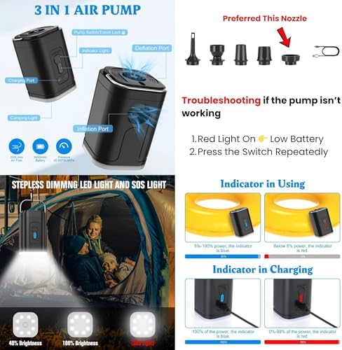 Vacuum Bags for Travel, IP67 Reusable Vacuum Seal Bags for Clothing with Electric Pump, Vacuum Seal Packing cube for Suitcases, Backpack & Travel (1PC+Pump) - Image 7