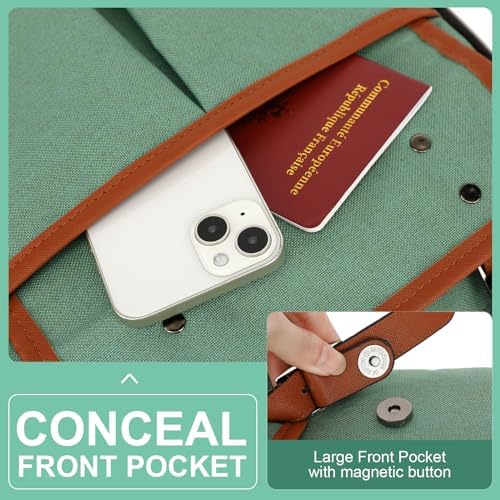 Vintage Laptop Backpack for Travel, College, Fashion Casual Teacher Backpack for Women Men Fits 15.6Inch Notebook - Image 4