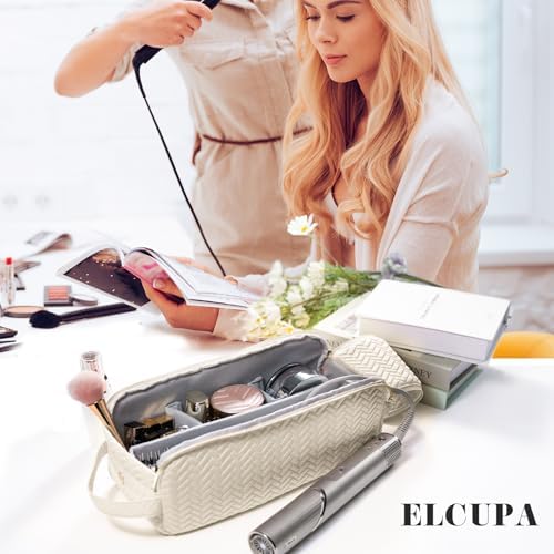 Large Hair Tools Travel Bag Compatible with Shark FlexStyle, Revlon & Dyson | Hair Dryer Brush Organizer, Flat Iron, Curling Iron, Makeup & Cosmetic Bag for Travel Essentials - Image 7