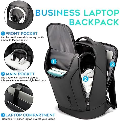BANGE Business Commute Backpack Waterproof fit 15.6 Inch Commute backpack,Travel Durable Backpack - Image 2