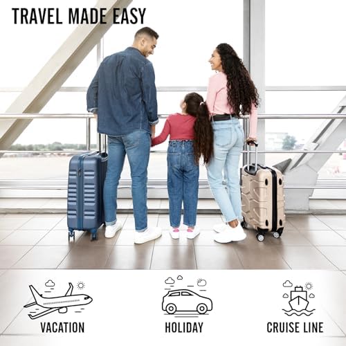 Veken 8 Set Packing Cubes for Travel, Gifts for Women Mom, Suitcase Organizer Bags for Luggage with Hanging Toiletry Bag and Shoe Bag, Vacation Essentials Travel Accessories for Cruise Ship - Image 10