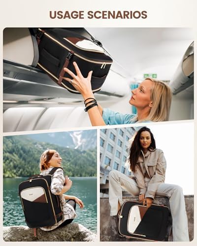 LOVEVOOK Large Travel Backpack for Women&Men,TSA Carry on Backpack for Airplanes with 3 Packing Cubes,Personal Item Bag Fit 17" Laptop,40L Waterproof Essentials Airline Approved Luggage - Image 7
