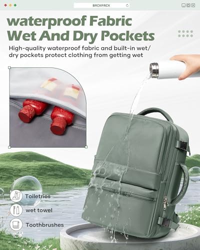 Travel Backpack For Women,Carry On Backpack Airline Approved,Laptop Work Backpacks For Men,Personal Item Travel Bag - Image 5