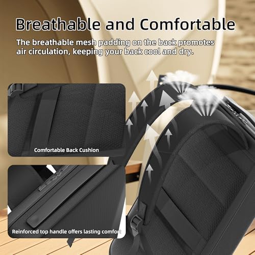 Starlink MINI Backpack, Starlink MINI Case for Power Cables, Battery Adapter & More, Waterproof Travel Bag for Accessories with TSA Lock & Charging Ports, Anti-theft - Image 7
