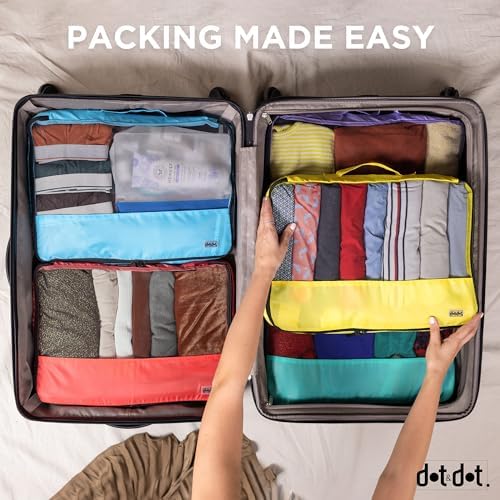 Large Packing Cubes for Travel - 5pc Packing Cubes for Suitcases - Lightweight Luggage Organizer Bags - Image 5