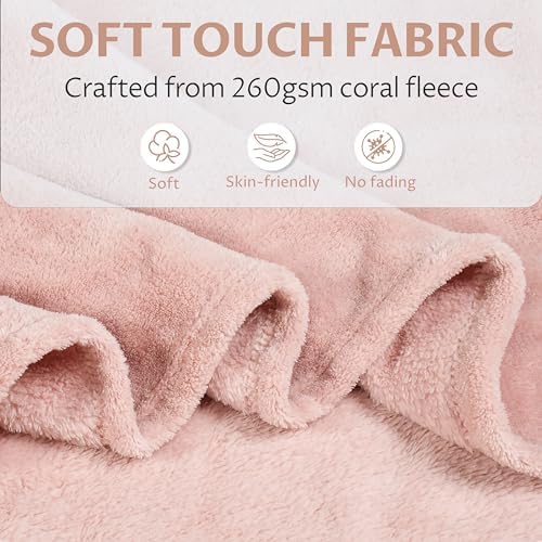 Tirrinia Travel Blanket Pillow Airplane Flight Essentials Car Pillow Traveling Accessories Gift in Portable Compact Pack for Camping Office Home 65×40 - Image 4