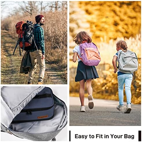 HOMESPON Expandable Lunch Bag for Men Women Insulated Lunch Box Holder with Handle for Picnics Work Travel(Blue) - Image 7