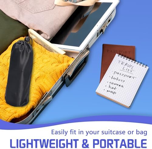 2-Pack Airplane Foot Hammock for Plane Travel - Travel Essentials Length Adjustable Airplane Foot Rest - Long Flight Must Haves - Image 7