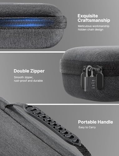 JSAUX Carrying Case Compatible with Steam Deck/ROG Ally/Switch 2, Protective Hard Shell Carry Case Built-in Charger & Docking Station Storage, Portable Travel Bag for Steam Deck OLED/ROG Ally X - Image 7